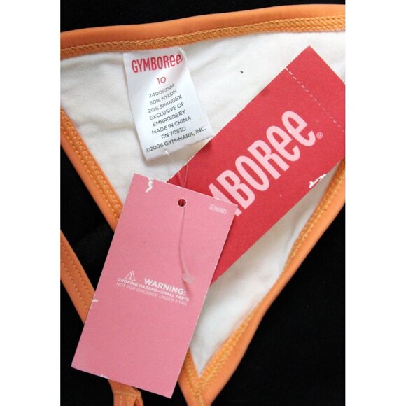 2006 Gymboree Freshly Picked Swimsuit Light Orange Bikini Flowers 2pc sz 10 - Picture 9 of 9